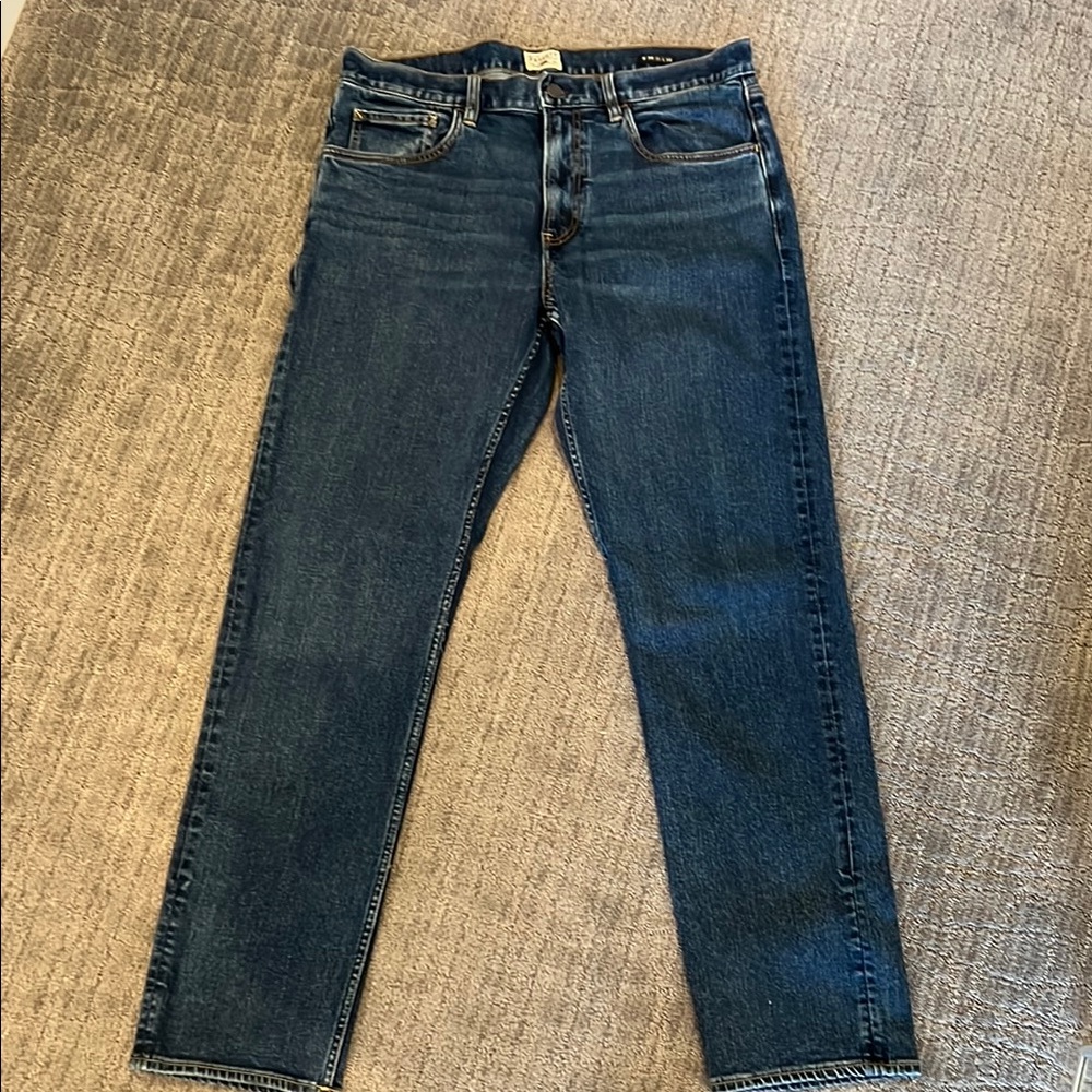 Men's Faherty Blue Denim Jeans 34x32